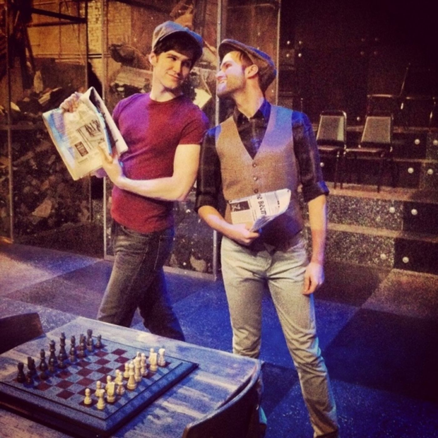 Photo Flash: Saturday Intermission Pics, March 2, Part 2 - CINDERELLA's Slippers, KINKY BOOTS' Factory Mates and More! Photo Flash: Saturday Intermission Pics, March 2, Part 2 - CINDERELLA's Slippers, KINKY BOOTS' Factory Mates and More! Image