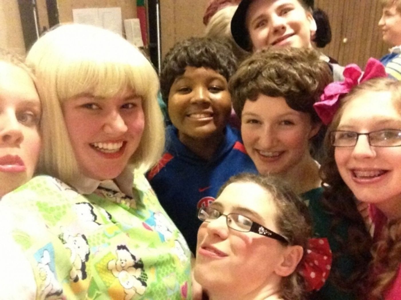 Photo Flash: Saturday Intermission Pics, March 2, Part 2 - CINDERELLA's Slippers, KINKY BOOTS' Factory Mates and More! Photo Flash: Saturday Intermission Pics, March 2, Part 2 - CINDERELLA's Slippers, KINKY BOOTS' Factory Mates and More! Image