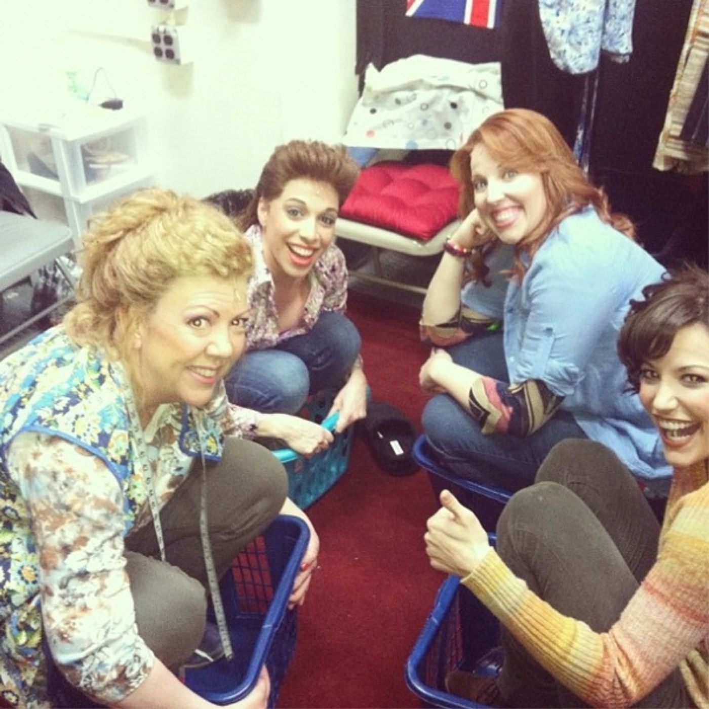 Photo Flash: Saturday Intermission Pics, March 2, Part 2 - CINDERELLA's Slippers, KINKY BOOTS' Factory Mates and More! Photo Flash: Saturday Intermission Pics, March 2, Part 2 - CINDERELLA's Slippers, KINKY BOOTS' Factory Mates and More! Image