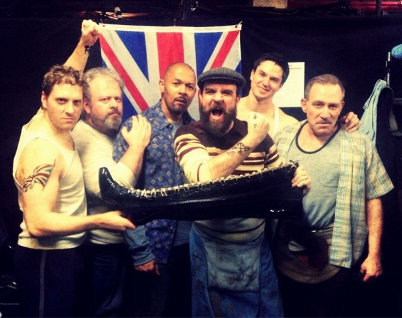 Photo Flash: Saturday Intermission Pics, March 2, Part 2 - CINDERELLA's Slippers, KINKY BOOTS' Factory Mates and More! Photo Flash: Saturday Intermission Pics, March 2, Part 2 - CINDERELLA's Slippers, KINKY BOOTS' Factory Mates and More! Image