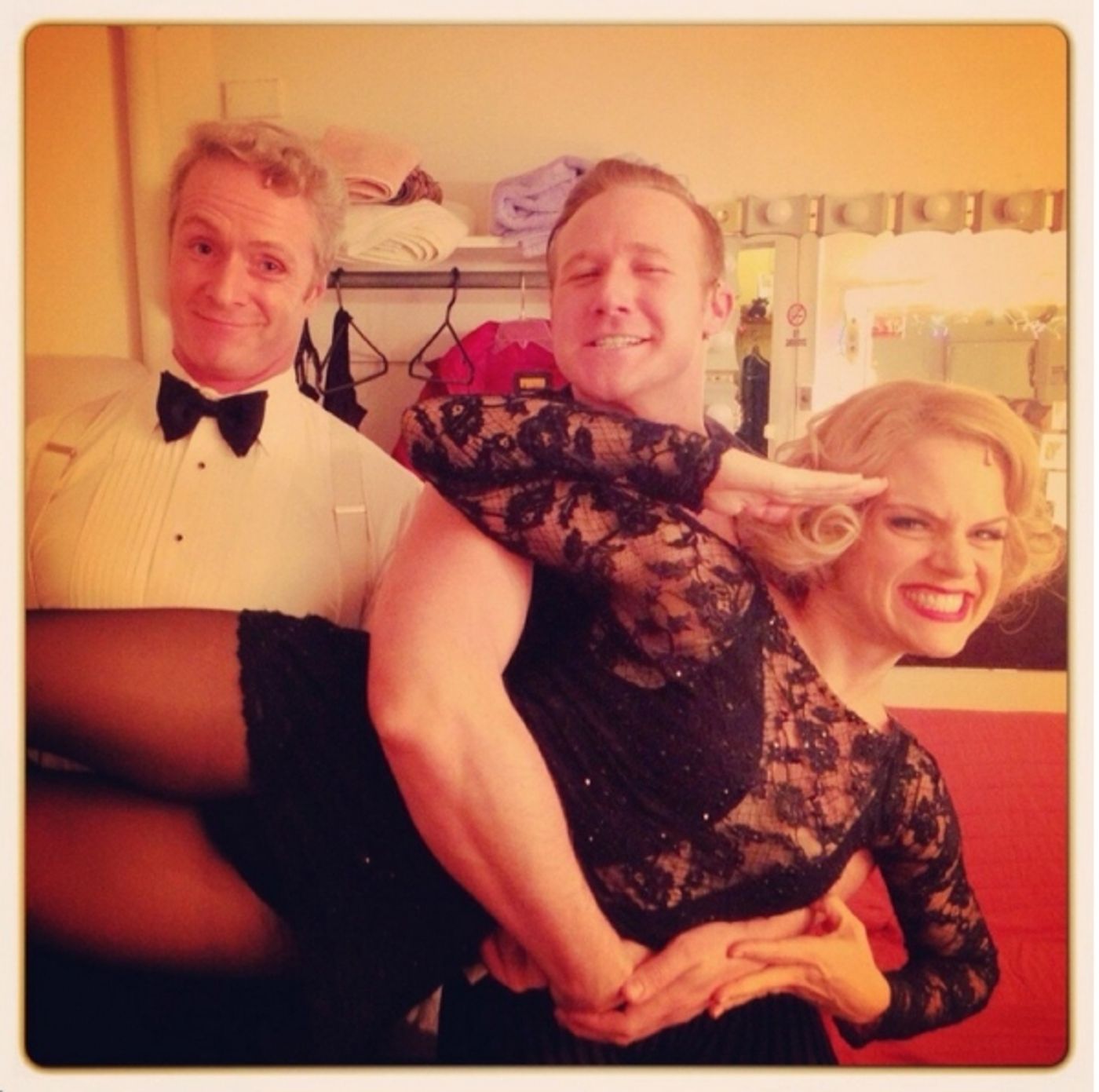 Photo Flash: Saturday Intermission Pics, March 2, Part 2 - CINDERELLA's Slippers, KINKY BOOTS' Factory Mates and More! Photo Flash: Saturday Intermission Pics, March 2, Part 2 - CINDERELLA's Slippers, KINKY BOOTS' Factory Mates and More! Image