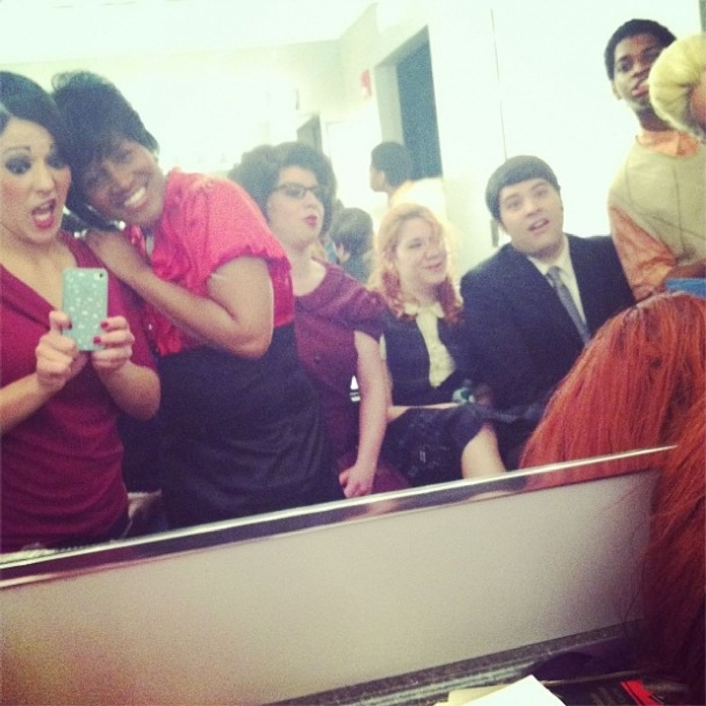 Photo Flash: Saturday Intermission Pics, March 2, Part 2 - CINDERELLA's Slippers, KINKY BOOTS' Factory Mates and More! Photo Flash: Saturday Intermission Pics, March 2, Part 2 - CINDERELLA's Slippers, KINKY BOOTS' Factory Mates and More! Image