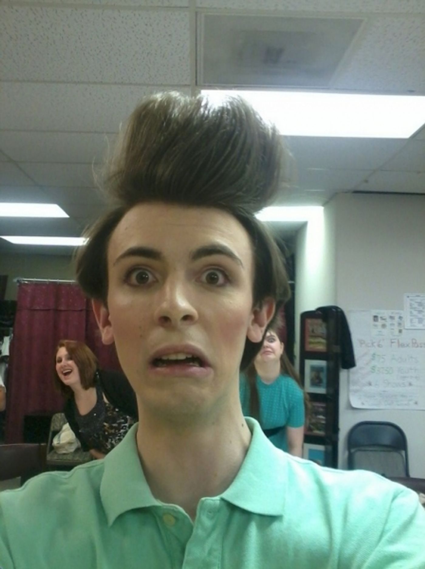 Photo Flash: Saturday Intermission Pics, March 2, Part 2 - CINDERELLA's Slippers, KINKY BOOTS' Factory Mates and More! Photo Flash: Saturday Intermission Pics, March 2, Part 2 - CINDERELLA's Slippers, KINKY BOOTS' Factory Mates and More! Image