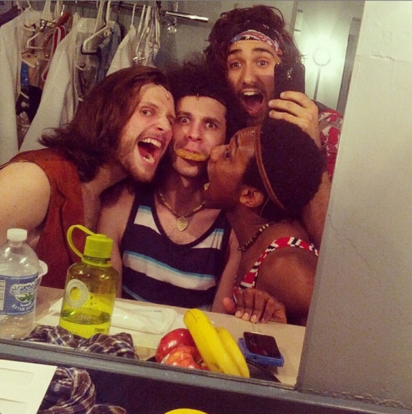 Photo Flash: Saturday Intermission Pics, March 2, Part 2 - CINDERELLA's Slippers, KINKY BOOTS' Factory Mates and More! Photo Flash: Saturday Intermission Pics, March 2, Part 2 - CINDERELLA's Slippers, KINKY BOOTS' Factory Mates and More! Image