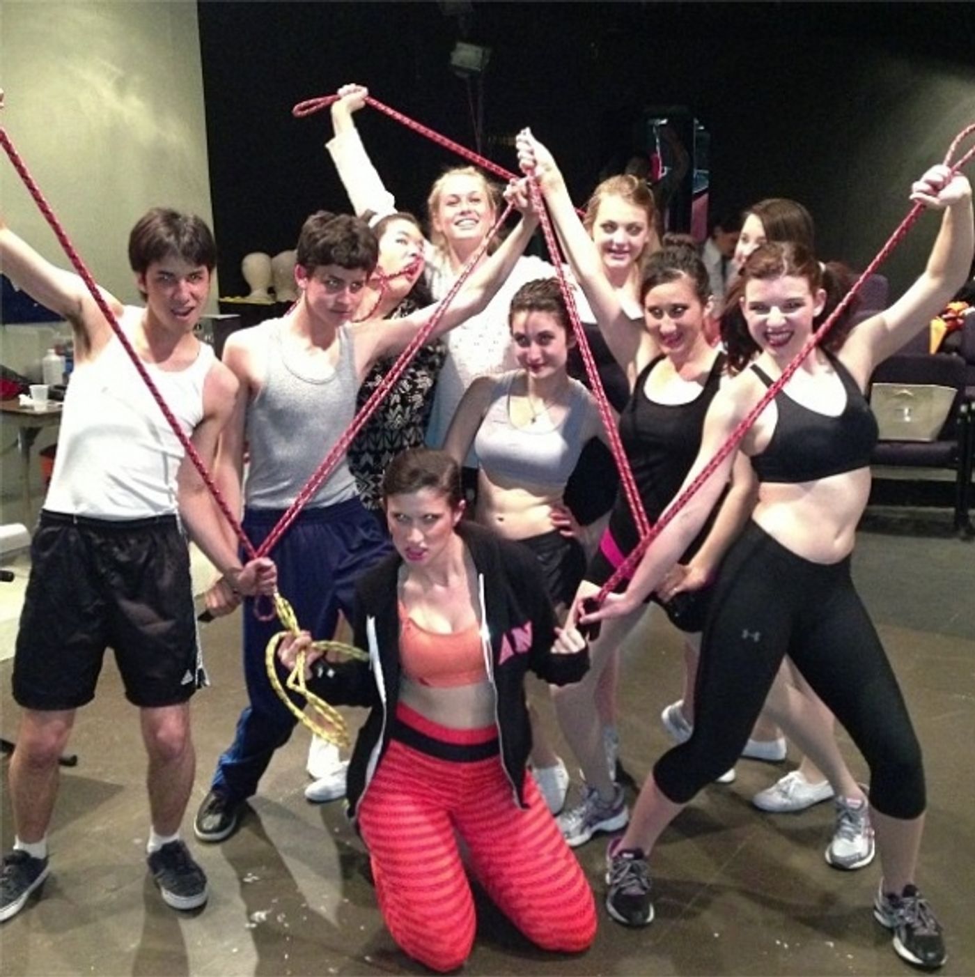 Photo Flash: Saturday Intermission Pics, March 2, Part 2 - CINDERELLA's Slippers, KINKY BOOTS' Factory Mates and More! Photo Flash: Saturday Intermission Pics, March 2, Part 2 - CINDERELLA's Slippers, KINKY BOOTS' Factory Mates and More! Image