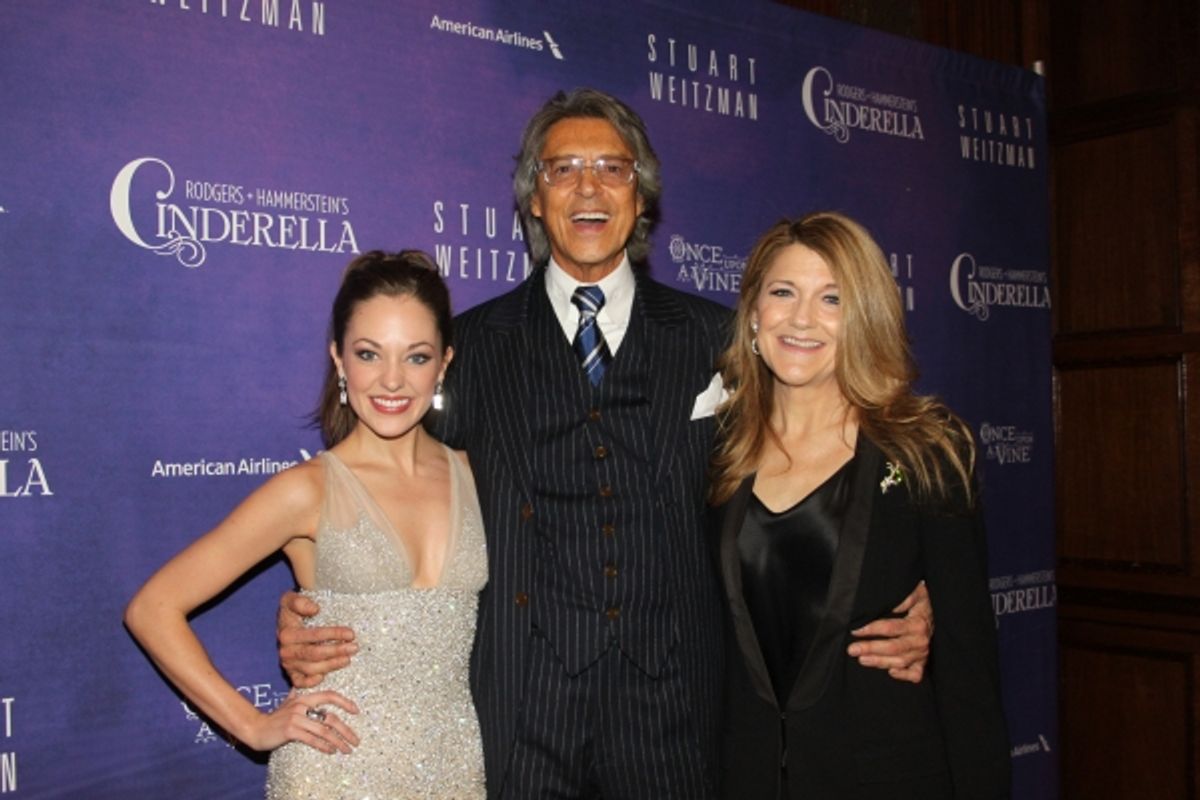 Laura Osnes, Tommy Tune and Victoria Clark at 