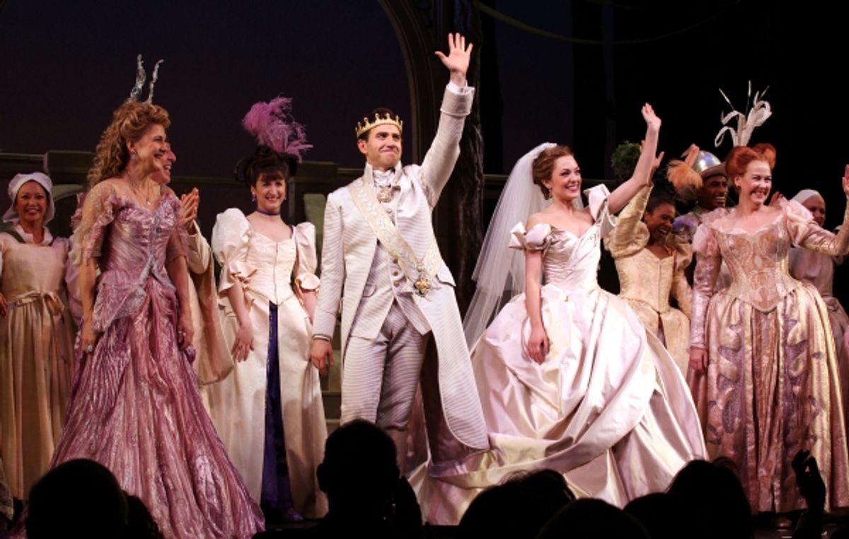 Victoria Clark, Santino Fontana, Laura Osnes, Harriet Harris & Company  at 