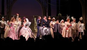 Victoria Clark, Santino Fontana, Laura Osnes, Director Mark Brokaw, Douglas Carter Beane, Josh Rhodes, Harriet Harris, Ann Harada, Peter Bartlett & Company @ BroadwayWorld Victoria Clark, Santino Fontana, Laura Osnes, Director Mark Brokaw, Douglas Carter Be Photo