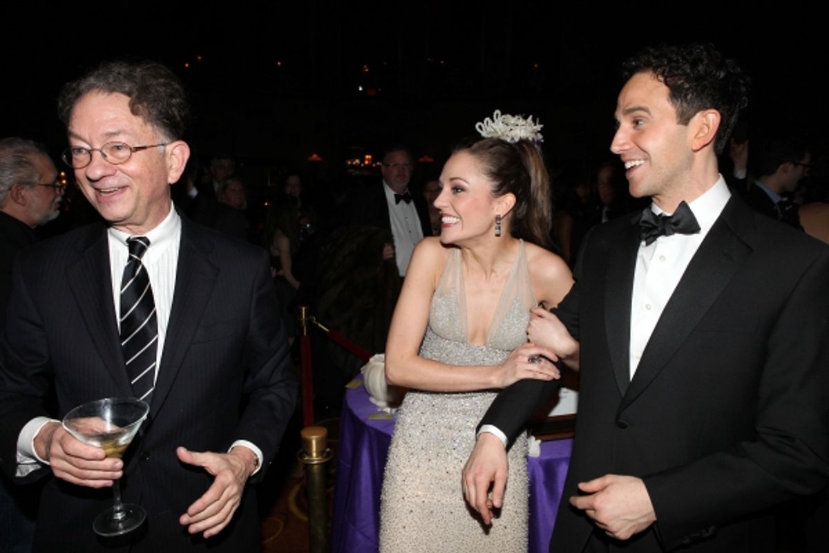 William Ivey Long, Laura Osnes, Santino Fontana at 
