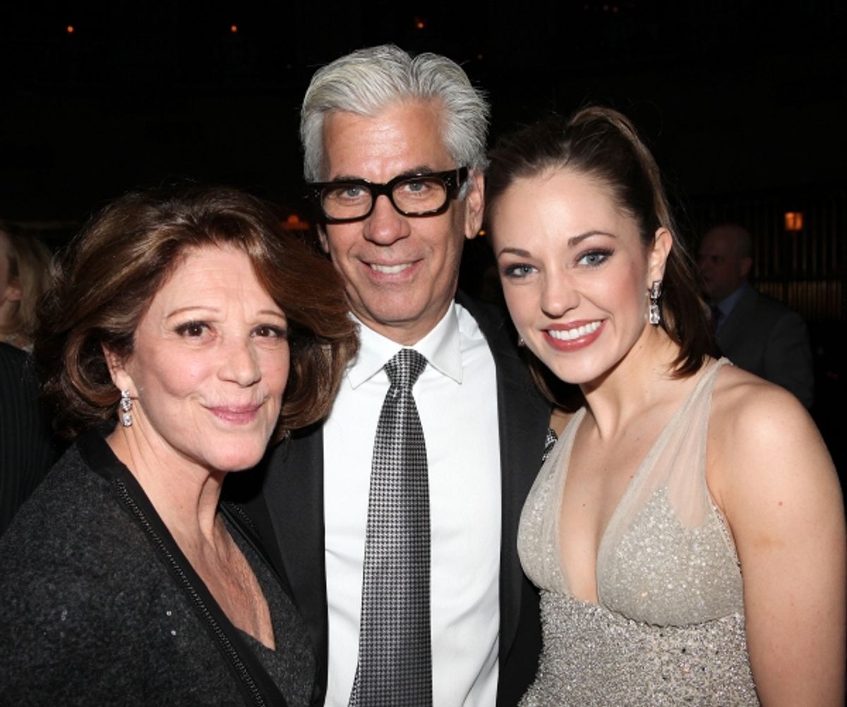 Steve Bakunas, Linda Lavin & Laura Osnes at 