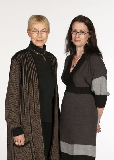 Translator and adaptor Anne-Charlotte Hanes Harvey and adaptor and director Kirsten B Photo