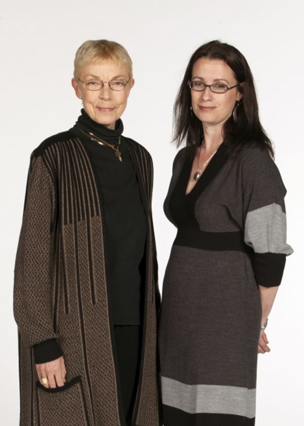 Translator and adaptor Anne-Charlotte Hanes Harvey and adaptor and director Kirsten B Photo