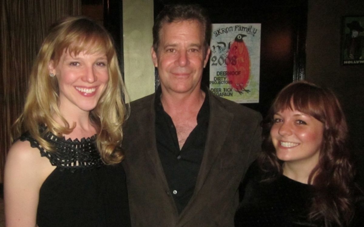 left to right: Jane Noseworthy, Robert Yacko and Caitlynne Medrek at 