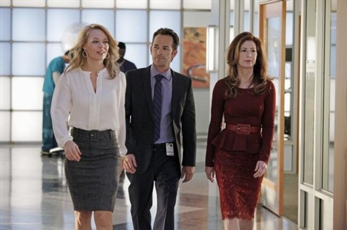 JERI RYAN, Luke Perry, Dana Delany at 