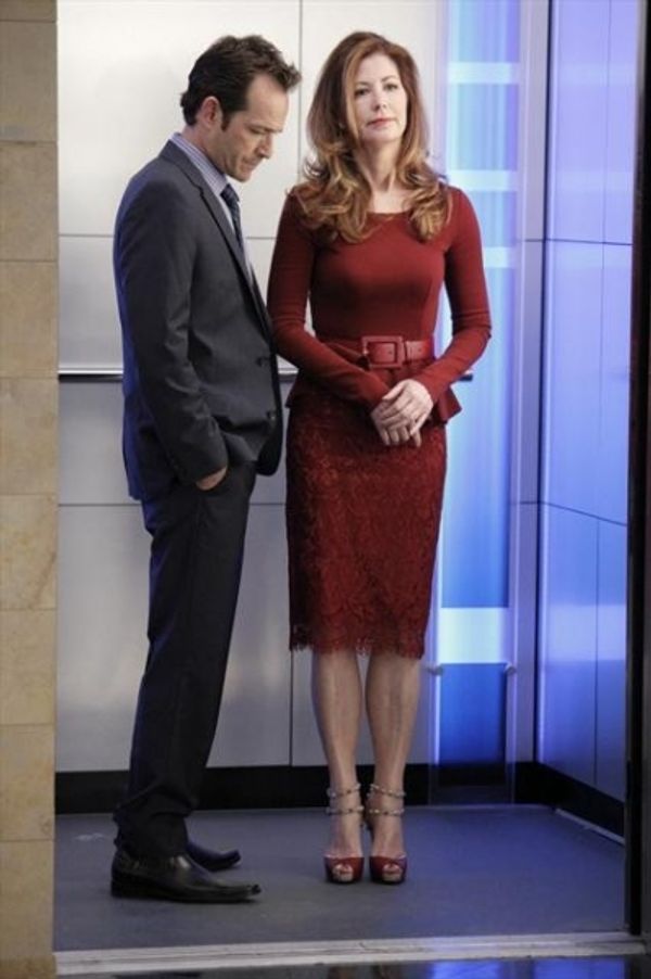 Luke Perry, Dana Delany Photo