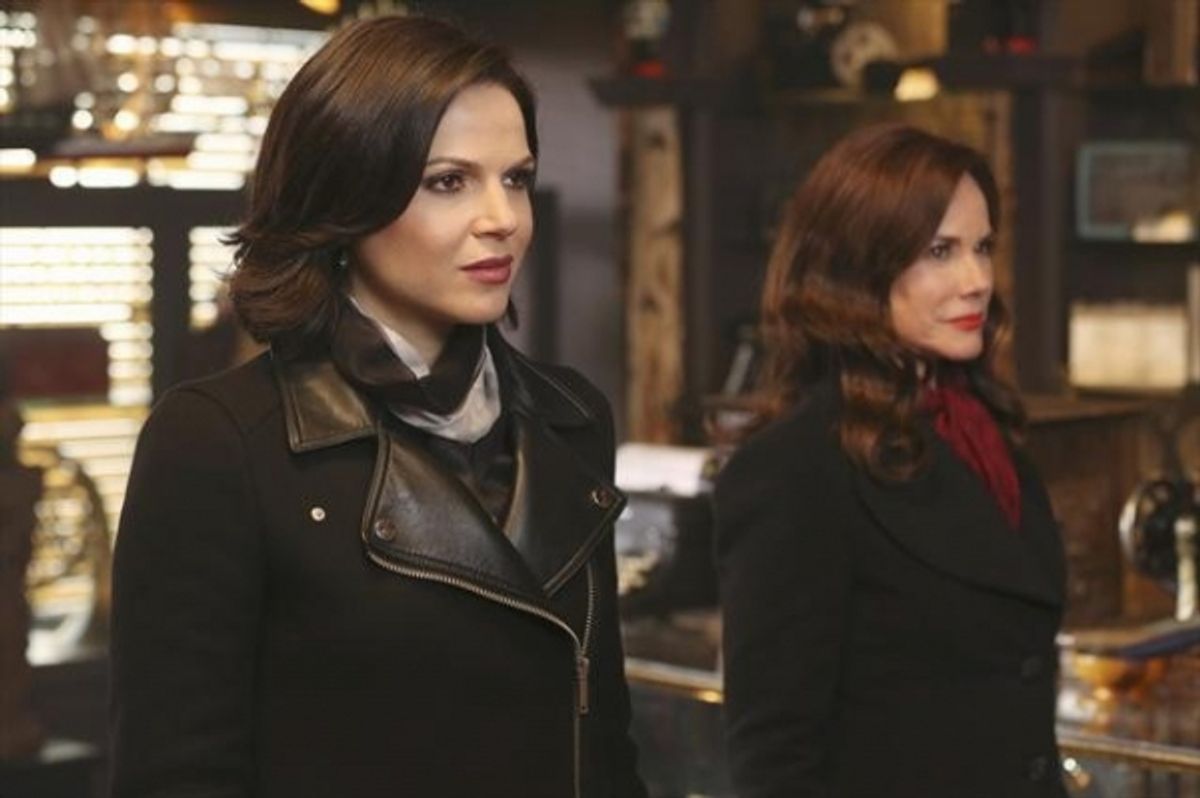 Lana Parrilla, Barbara Hershey at 