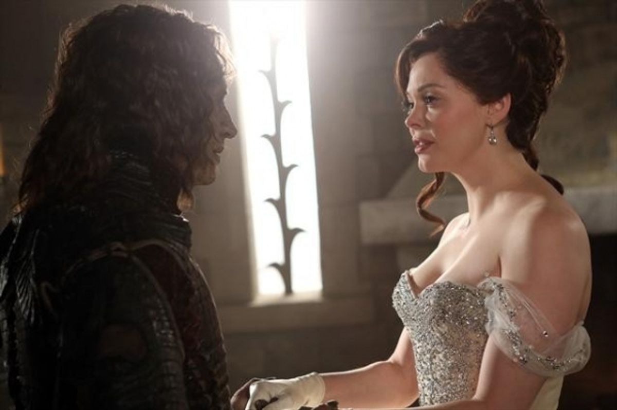 Robert Carlyle, Rose McGowan at 