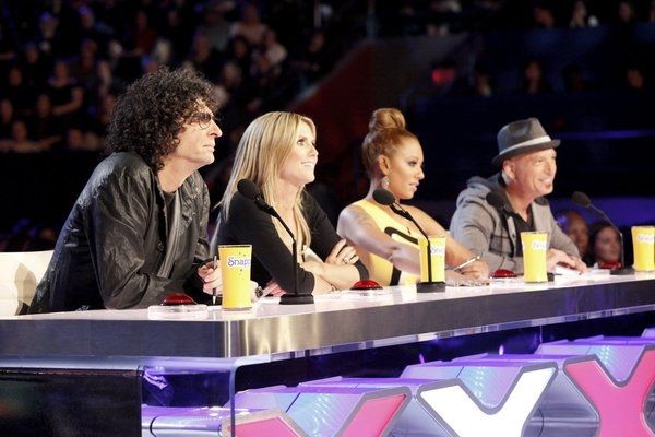 Howard Stern, Heidi Klum, Mel B, Howie Mandel Photo
