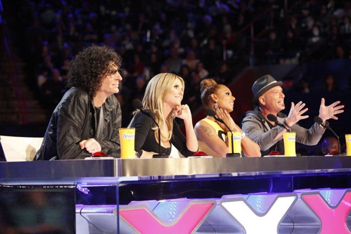 Howard Stern, Heidi Klum, Mel B, Howie Mandel at 