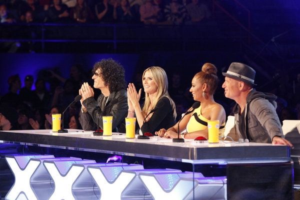 Howard Stern, Heidi Klum, Mel B, Howie Mandel Photo