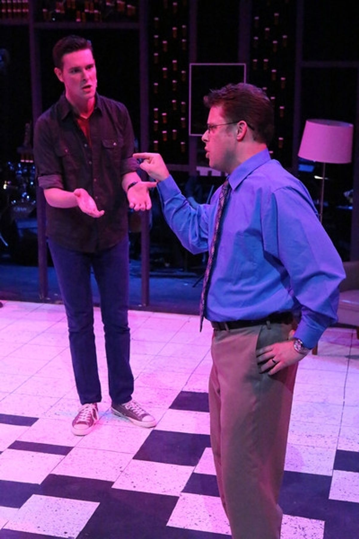Ryan Foizey as Gabe and Jeffrey M. Wright as Dan at 