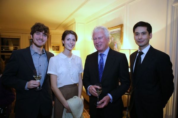 Kevin Brouder, actress Leah Cogan (THREE TREES), Ken Taylor, actor Marcus Ho (THREE T Photo