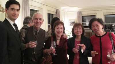 Marcus Ho, Alfred Nadel, Sybil Nadel, Rose Eng, Elaine Hoo Photo