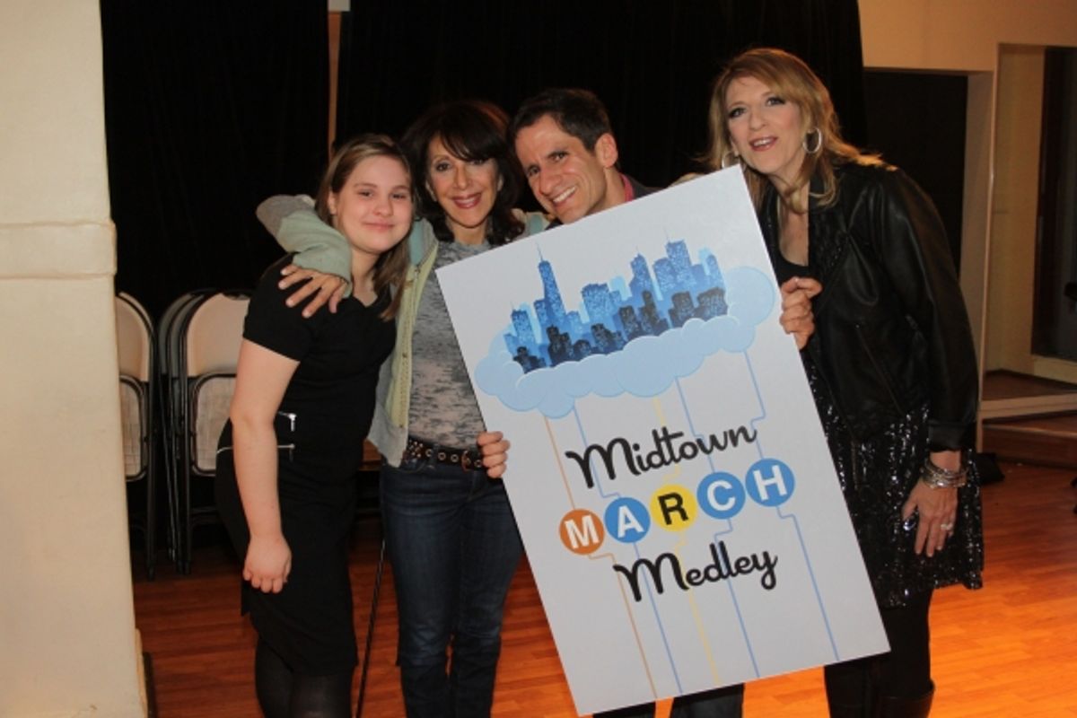 Juli Wesley, Andrea Martin, Seth Rudetsky and Lisa Lampanelli at 