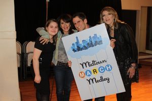 Juli Wesley, Andrea Martin, Seth Rudetsky and Lisa Lampanelli Photo