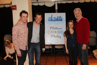 Cast of Art and Science: James Wesley, John Tartaglia, Antoinette DiPietropolo and To Photo