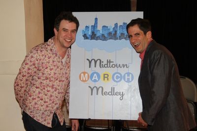 Cast of Happily Married Couple: James Wesley and Seth Rudetsky Photo