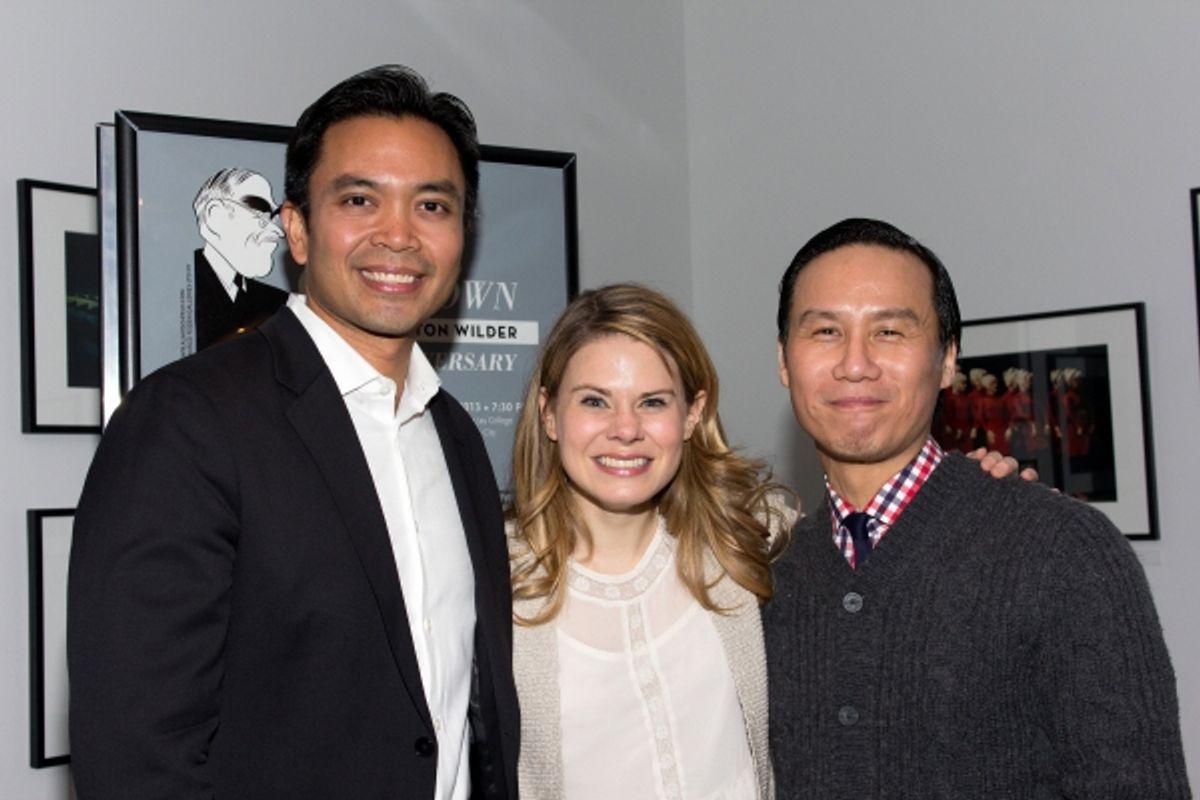 Jose Llana, Celia Keenan-Bolger, BD Wong at 