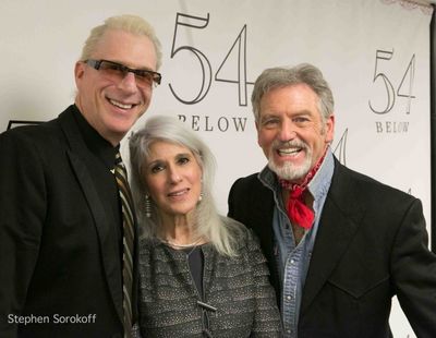 Ron Abel music director, Jamie deRoy, Larry Gatlin Photo