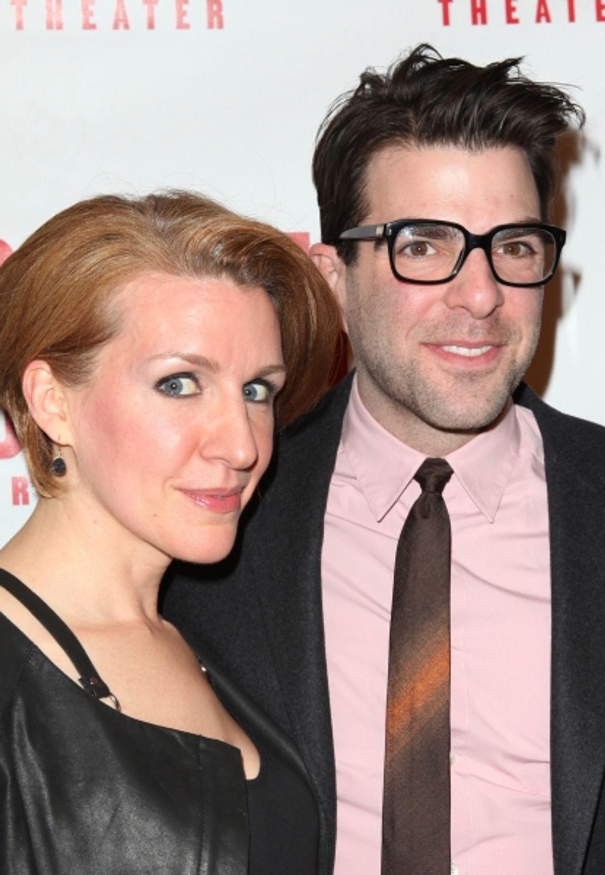 Susan Blackwell & Zachary Quinto  at 