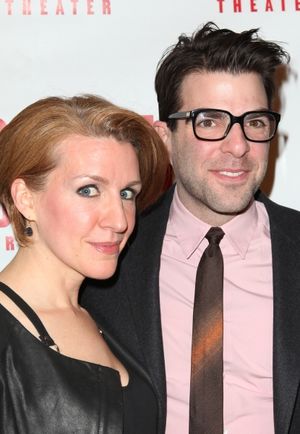 Susan Blackwell & Zachary Quinto  Photo