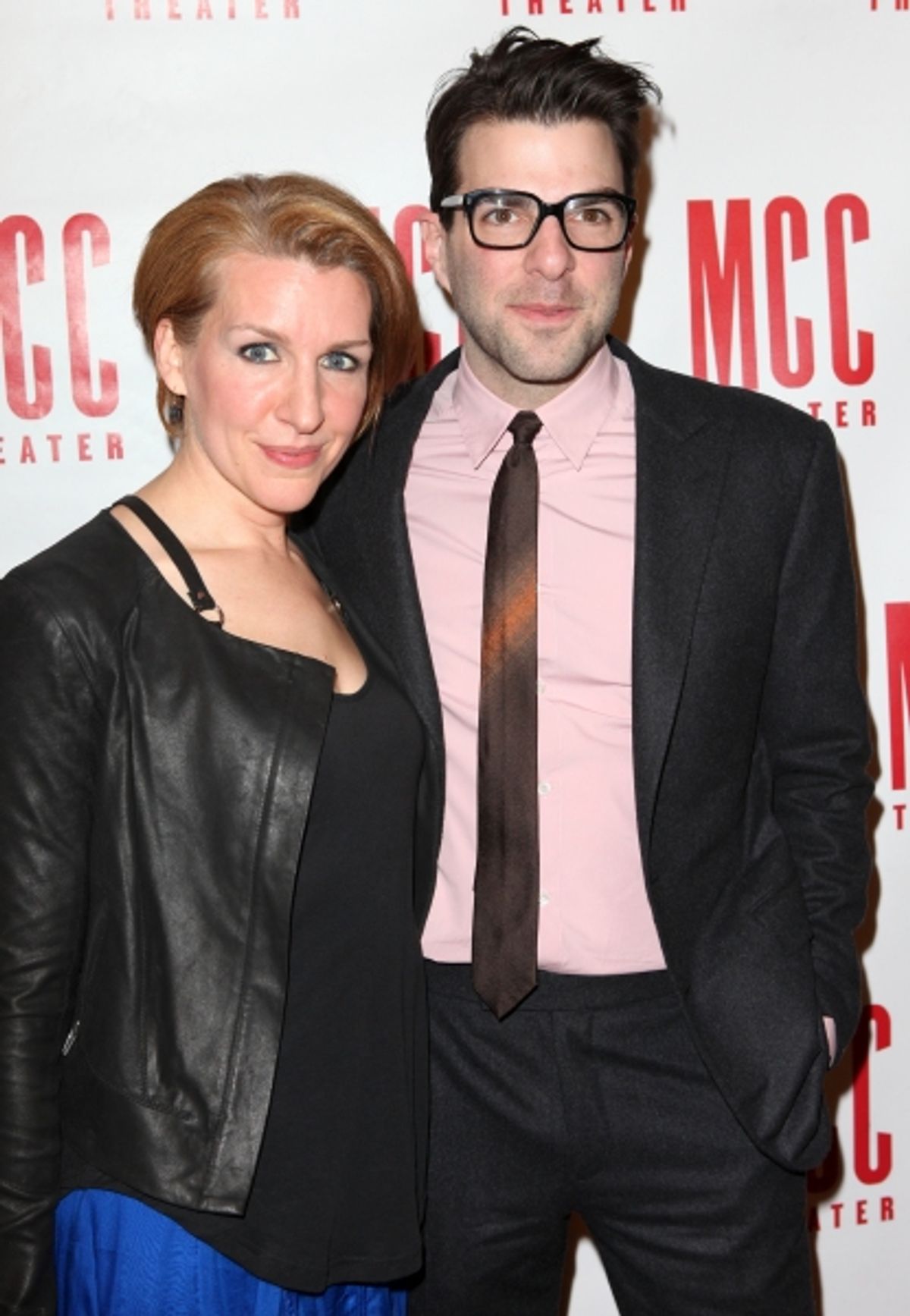 Susan Blackwell & Zachary Quinto  at 