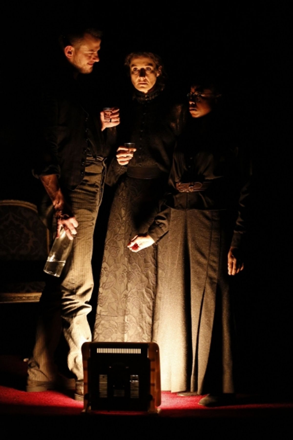 Luke Robertson, Bianca Amato, and Quincy Tyler Bernstine at 