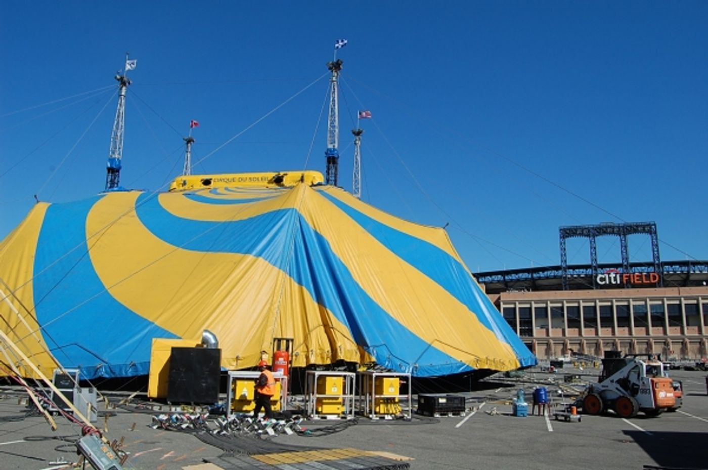 Photo Flash: Cirque du Soleil Raises TOTEM Big Top at Citi Field for 3/14 Opening Photo Flash: Cirque du Soleil Raises TOTEM Big Top at Citi Field for 3/14 Opening Image