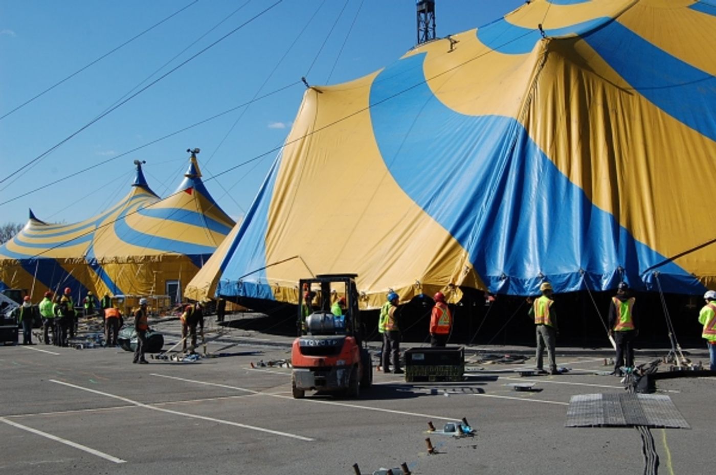 Photo Flash: Cirque du Soleil Raises TOTEM Big Top at Citi Field for 3/14 Opening Photo Flash: Cirque du Soleil Raises TOTEM Big Top at Citi Field for 3/14 Opening Image