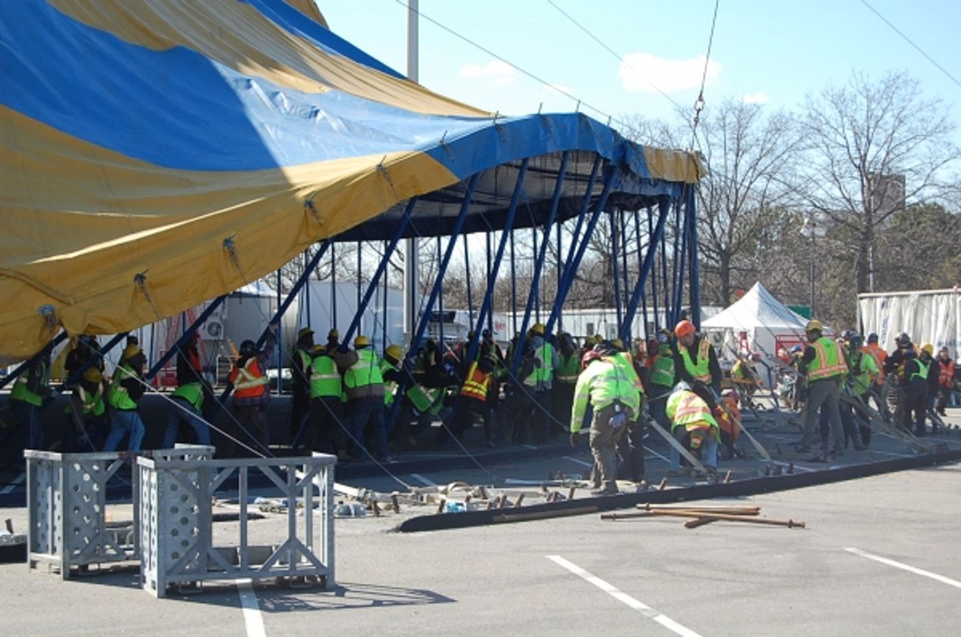 Photo Flash: Cirque du Soleil Raises TOTEM Big Top at Citi Field for 3/14 Opening Photo Flash: Cirque du Soleil Raises TOTEM Big Top at Citi Field for 3/14 Opening Image