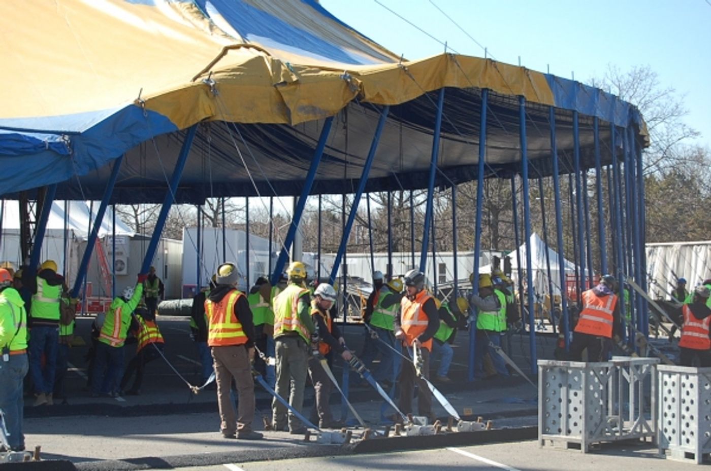 Photo Flash: Cirque du Soleil Raises TOTEM Big Top at Citi Field for 3/14 Opening Photo Flash: Cirque du Soleil Raises TOTEM Big Top at Citi Field for 3/14 Opening Image