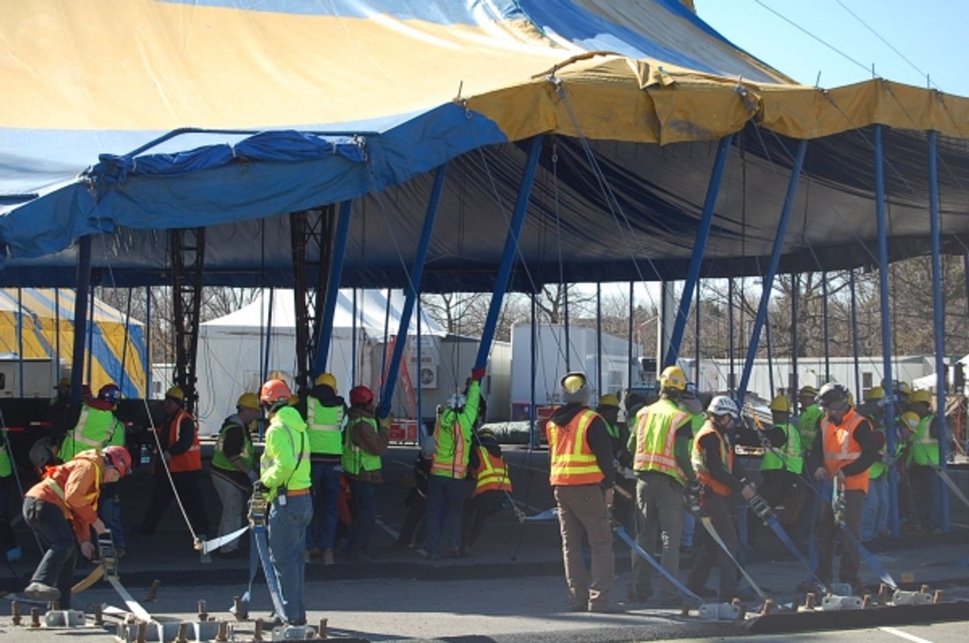 Photo Flash: Cirque du Soleil Raises TOTEM Big Top at Citi Field for 3/14 Opening Photo Flash: Cirque du Soleil Raises TOTEM Big Top at Citi Field for 3/14 Opening Image