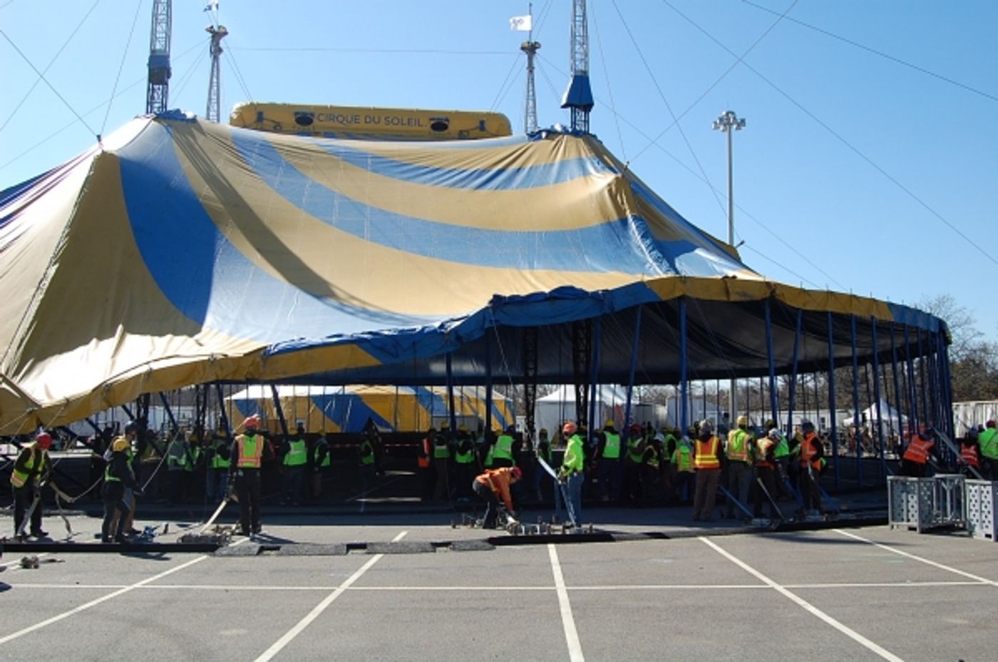 Photo Flash: Cirque du Soleil Raises TOTEM Big Top at Citi Field for 3/14 Opening Photo Flash: Cirque du Soleil Raises TOTEM Big Top at Citi Field for 3/14 Opening Image