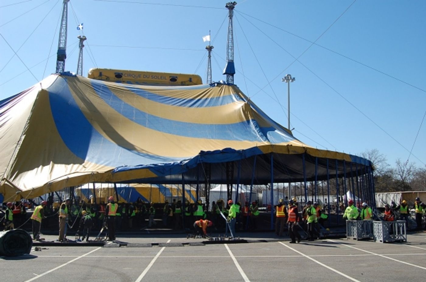Photo Flash: Cirque du Soleil Raises TOTEM Big Top at Citi Field for 3/14 Opening Photo Flash: Cirque du Soleil Raises TOTEM Big Top at Citi Field for 3/14 Opening Image
