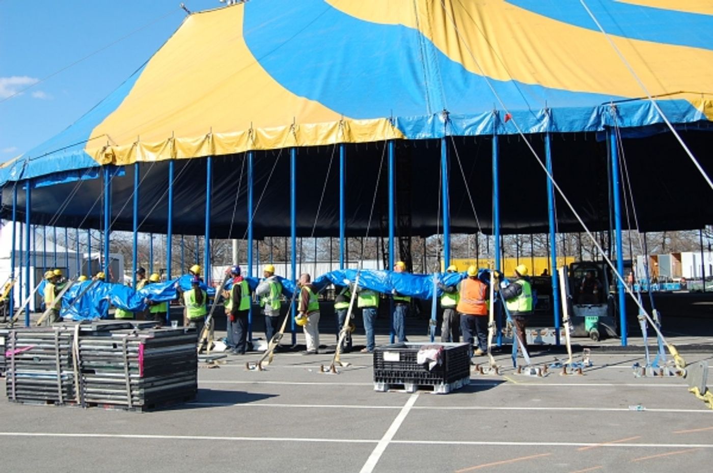 Photo Flash: Cirque du Soleil Raises TOTEM Big Top at Citi Field for 3/14 Opening Photo Flash: Cirque du Soleil Raises TOTEM Big Top at Citi Field for 3/14 Opening Image
