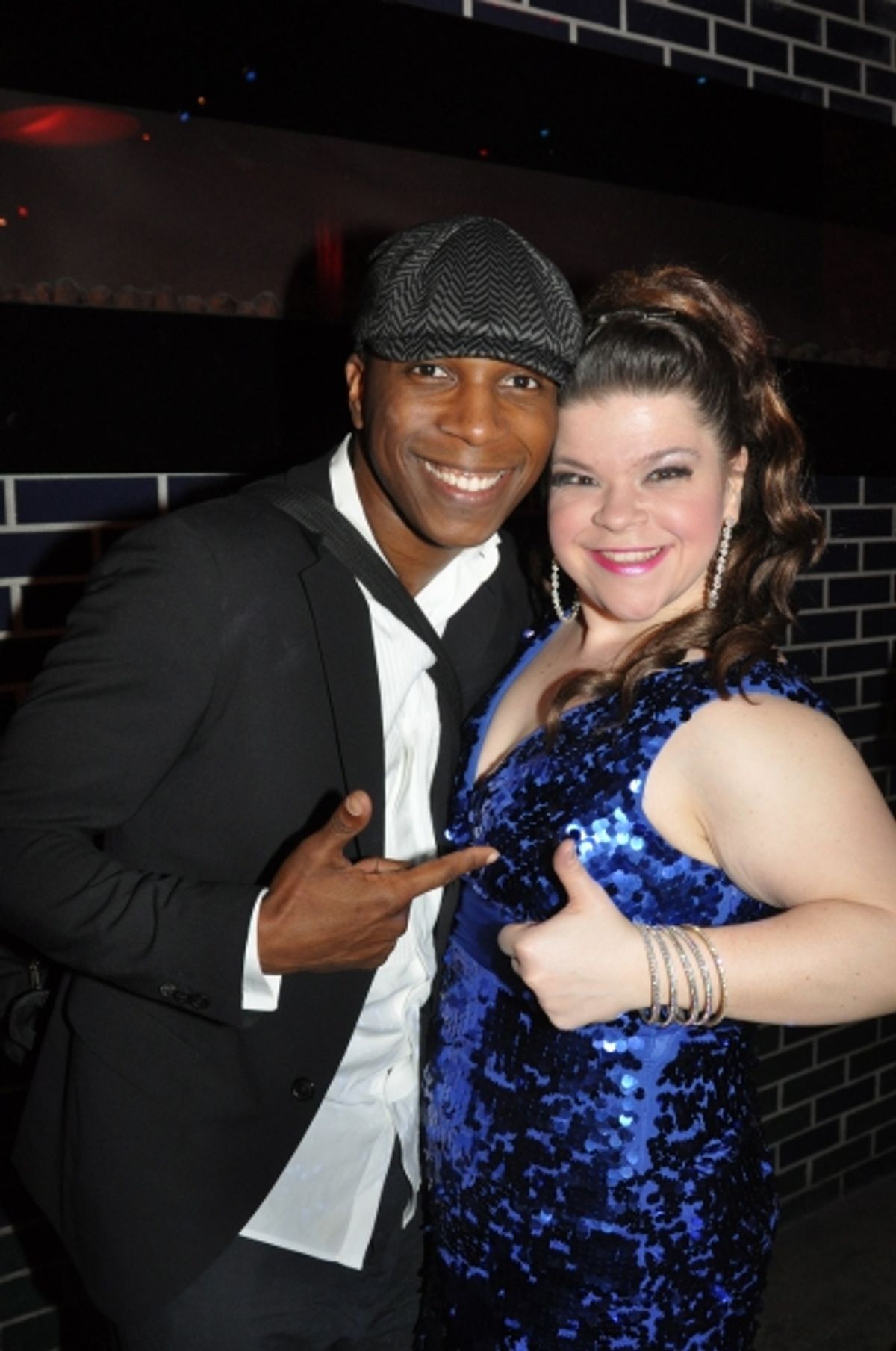 Leslie Odom, Jr. and Marissa Rosen at 