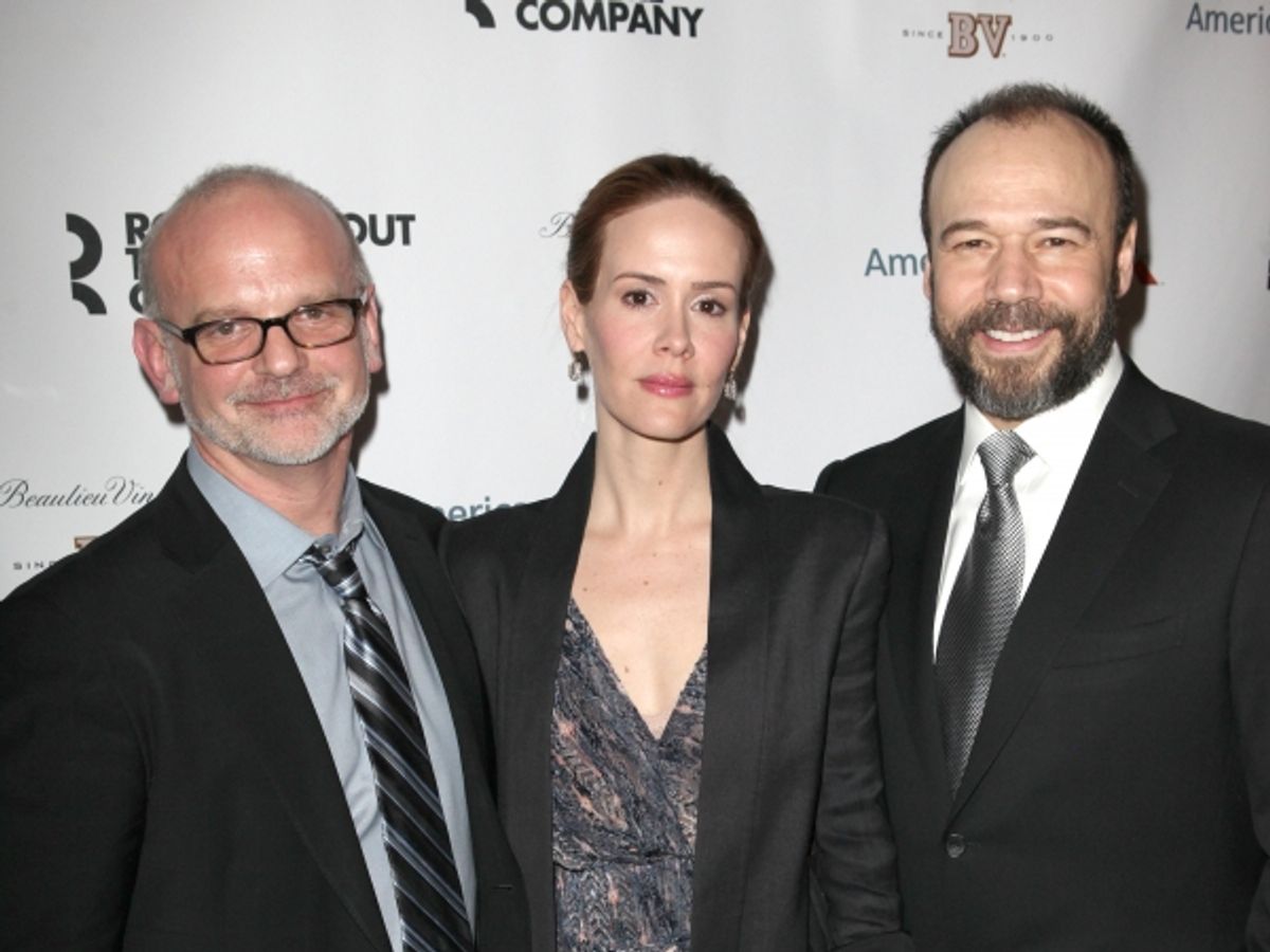 Michael Wilson, Sarah Paulson & Danny Burstein at 