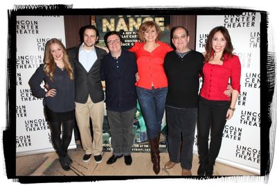 Jenni Barber, Jonny Orsini, Nathan Lane, Cady Huffman, Lewis J. Stadlen &amp; Andrea  Photo