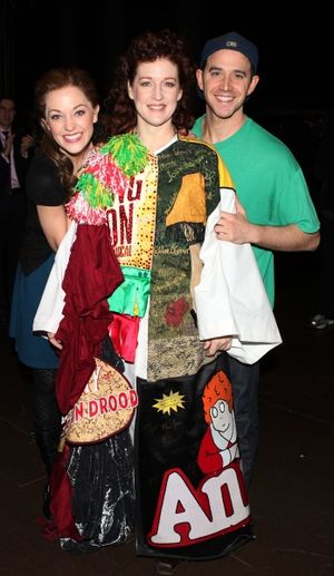 Linda Mugleston with Laura Osnes & Santino Fontana @ BroadwayWorld Linda Mugleston with Laura Osnes & Santino Fontana Photo
