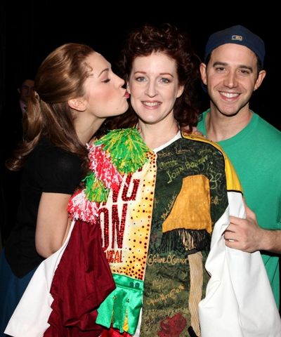  Linda Mugleston with Laura Osnes & Santino Fontana  Photo